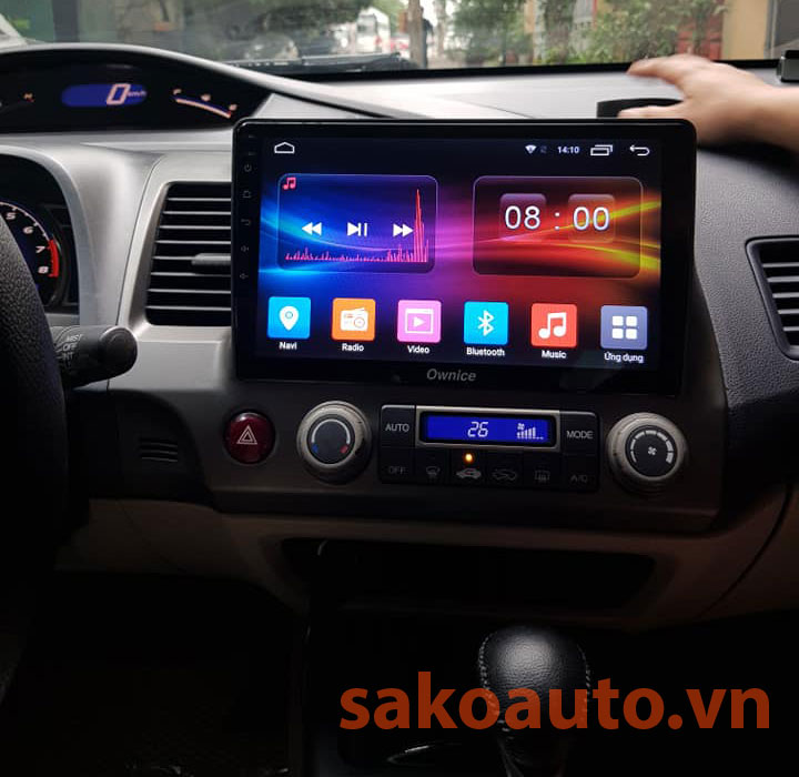 đầu dvd theo xe honda civic 2011