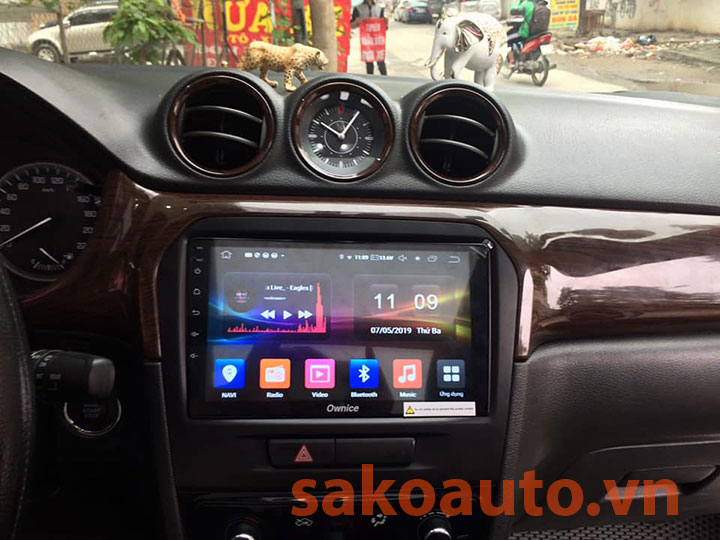 màn hình android theo xe vitara