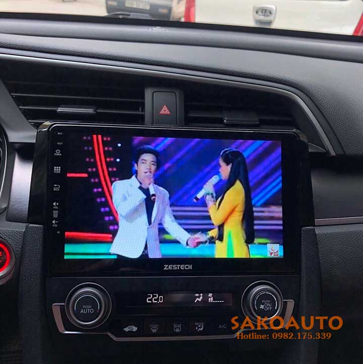 dvd theo xe honda civic 2019
