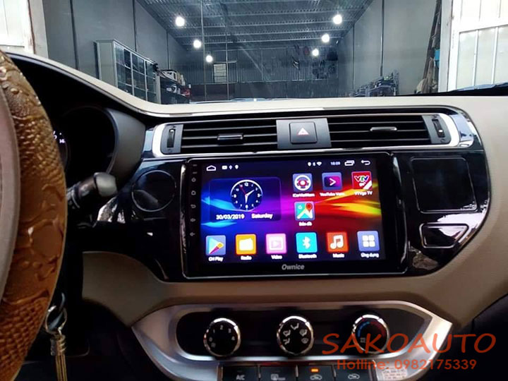 màn hình kia rio 2014