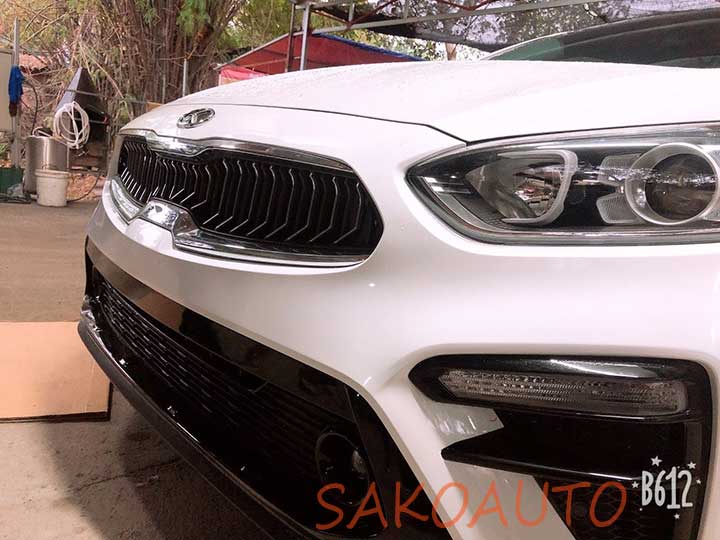 lắp mặt calang cho xe kia cerato 2019