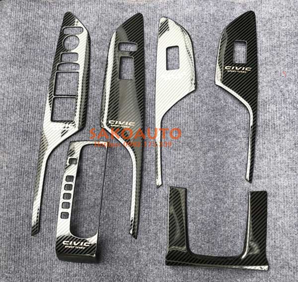 ôp công tắc lên kính xe honda civic
