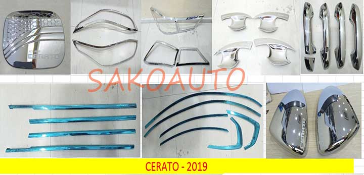 vè mưa cerato 2019, ốp bậc cerato 2019