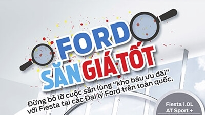 Chương trình săn giá tốt xe Ford ngay hôm nay