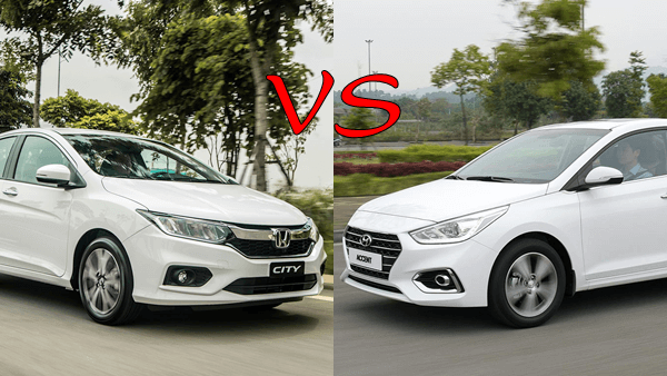 So sánh xe Honda City và Hyundai Accent 2019 mới trong tầm giá 550 triệu đồng