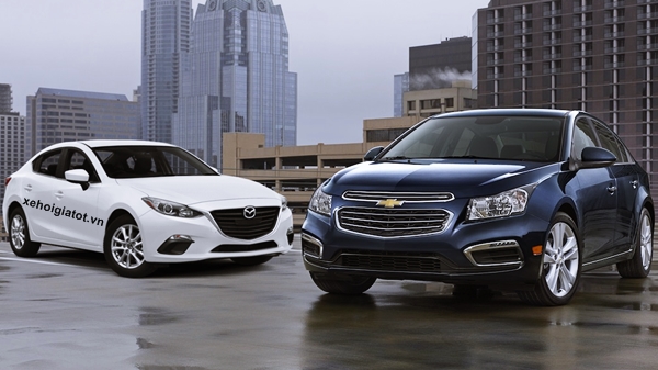 So sánh xe Chevrolet Cruze và Mazda 3 sedan 2019 mới trong tầm giá 650 triệu đồng