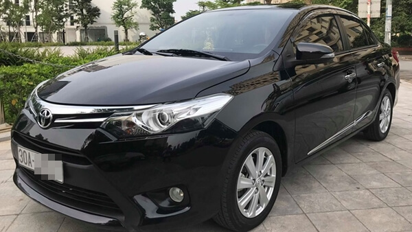 Toyota Vios 1.5G AT 2014 màu đen chạy 58.000 km