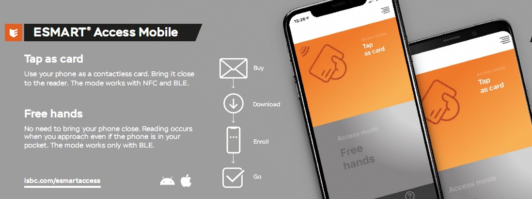 ESMART® Mobile App Access ESMART® Access Mobile Credential