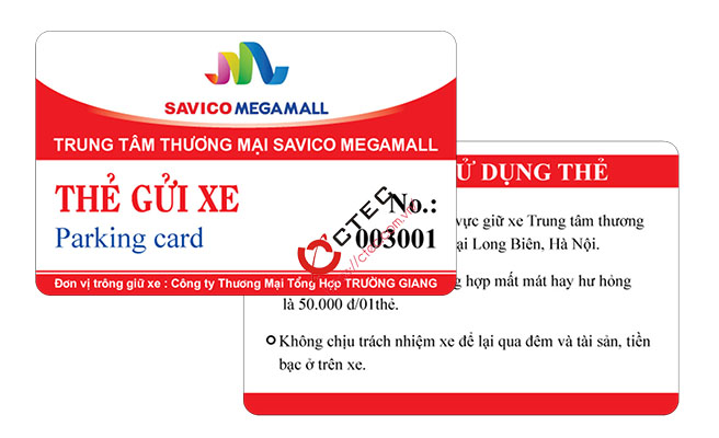 Sản xuất, In ấn Thẻ từ/Thẻ Cư dân/thẻ gửi xe