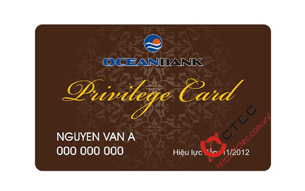 sản xuất, in ấn Thẻ nhựa PVC, Thẻ VIP
