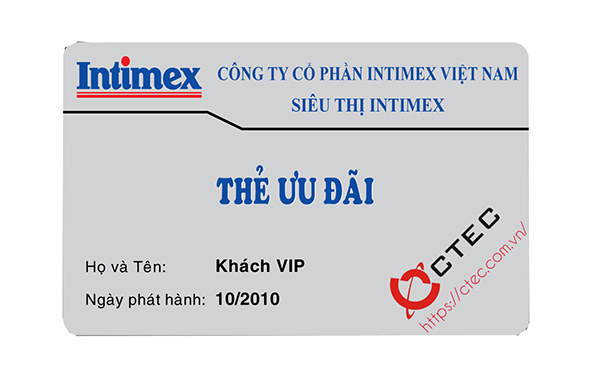 sản xuất, in ấn Thẻ nhựa PVC, Thẻ VIP