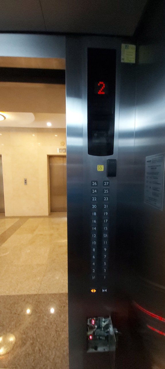 Kiểm soát phân tầng thang máy tòa nhà Nam Cường Building