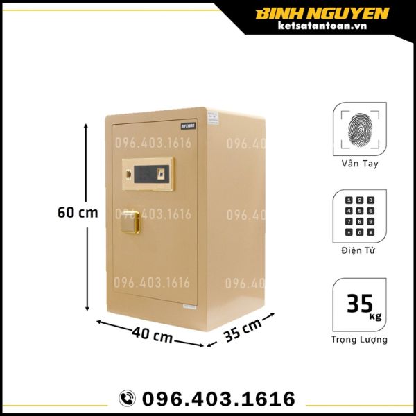 KÉT SẮT VÂN TAY ĐIỆN TỬ AIFEIBAO 60BL CHÍNH HÃNG CÙNG KHẢ NĂNG CHỐNG TRỘM