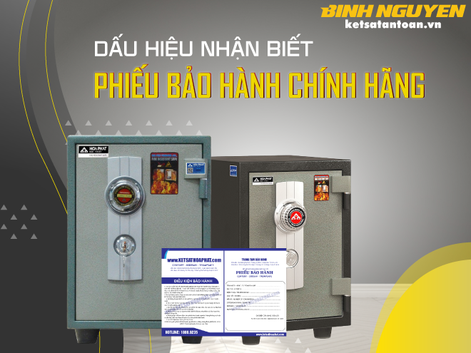 Hướng dẫn nhận biết két sắt Hòa Phát chính hãng