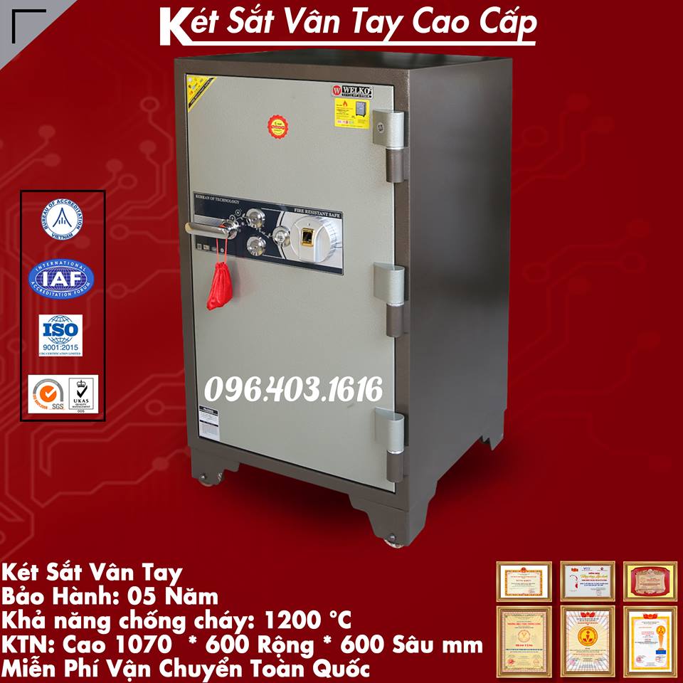 Két sắt vân tay KCC1100VT giá rẻ