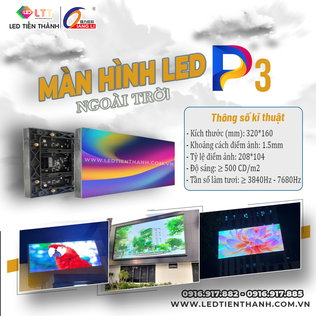 Màn Hình LED P3 Ngoài Trời