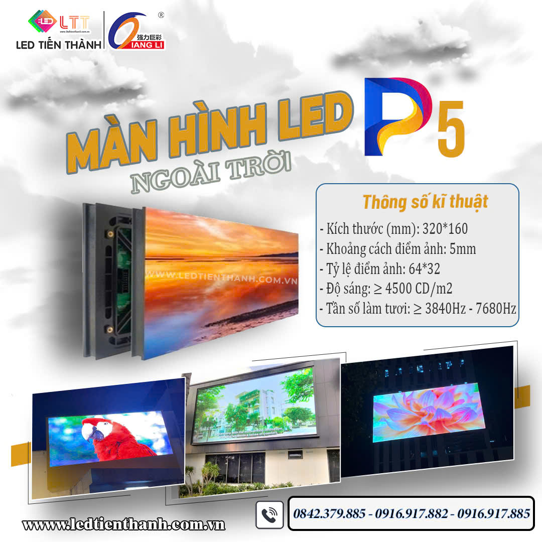 Màn Hình Led P5 Ngoài Trời