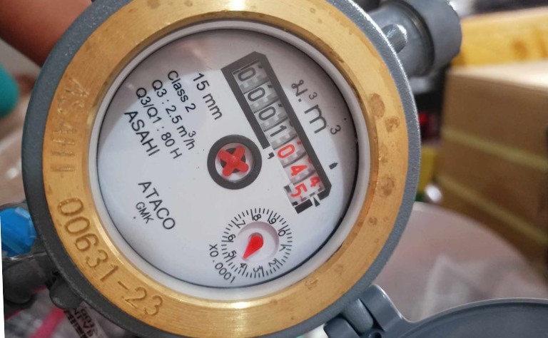 Cách đọc chỉ số đồng hồ đo nước 7 số