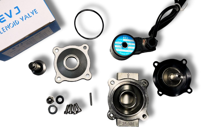 Cấu tạo chi tiết van điện từ EVJ EJ15