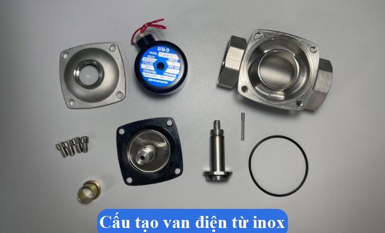 Cấu tạo van điện từ inox
