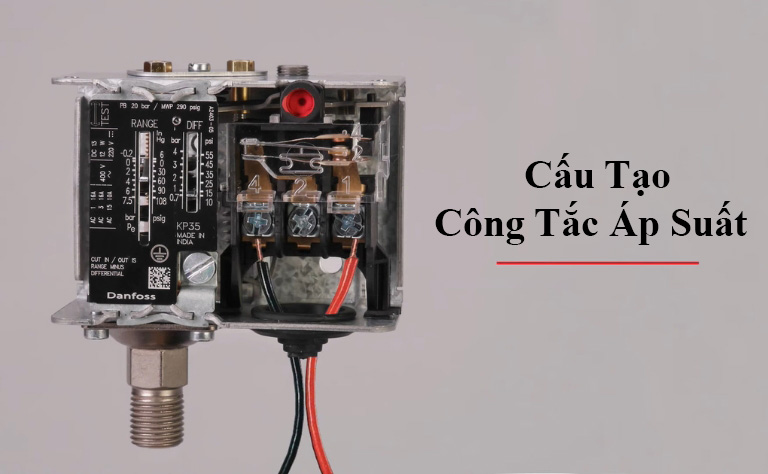 Cấu tạo công tắc áp suất