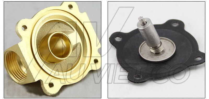 Thân van dưới và màng van