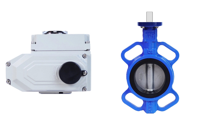 Đầu điều khiển điện + Thân van bướm AUT