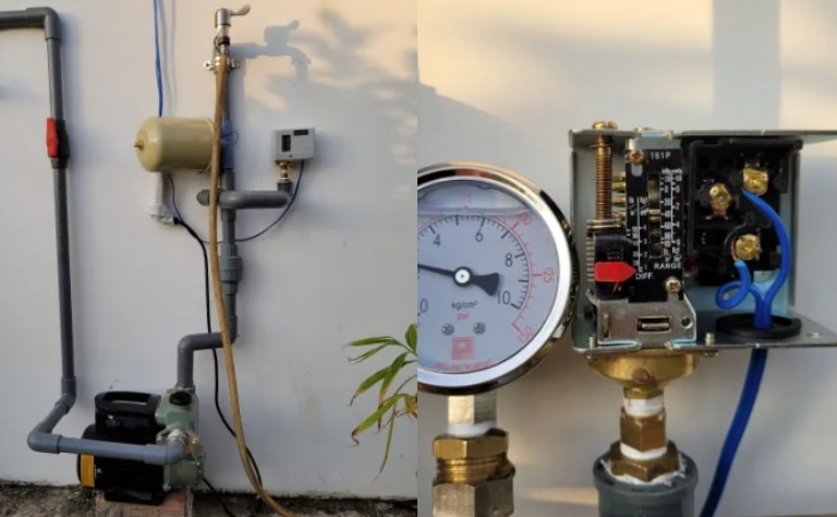 Ứng dụng công tắc áp suất thấp trong hệ thống nước
