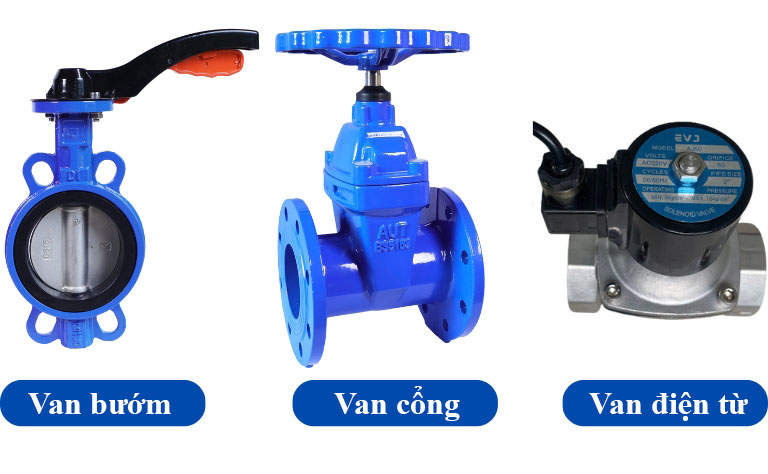 Cung cấp van cổng, van bướm, van điện từ cho dự án