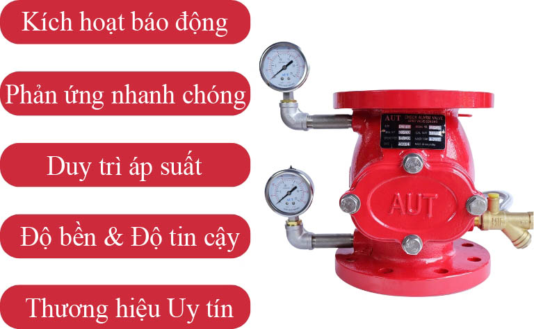 Đặc điểm nổi bật của van báo cháy AUT