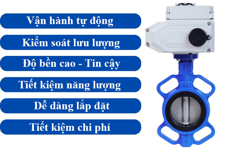 Đặc điểm nổi trội van bướm điện AUT