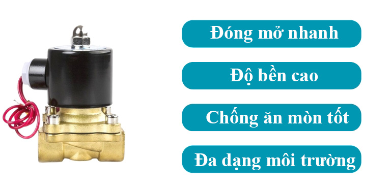 Đặc điểm nổi trội van điện từ đồng
