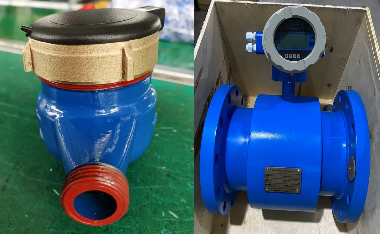 Đồng hồ nước bằng gang