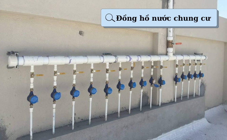 Đồng hồ nước chung cư