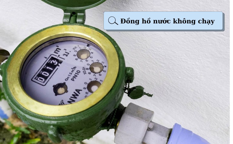 Đồng hồ nước không chạy