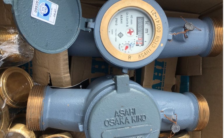 Đồng hồ nước phòng trọ Asahi