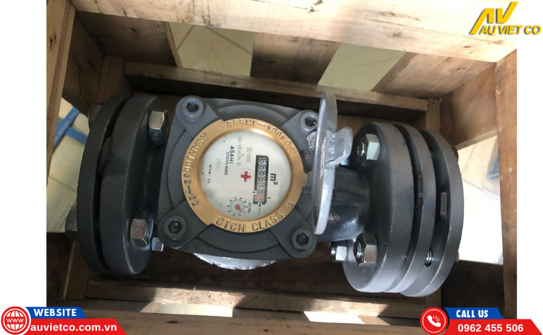 Đồng hồ đo nước sạch Asahi nối bích