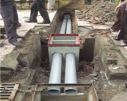 Đường kính tối thiểu của hệ thống cống thoát nước mưa