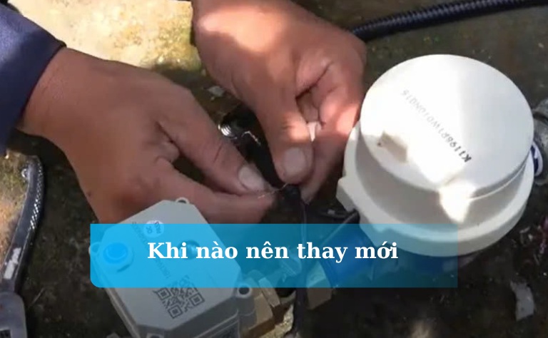 Khi nào nên thay mới đồng hồ đo nước