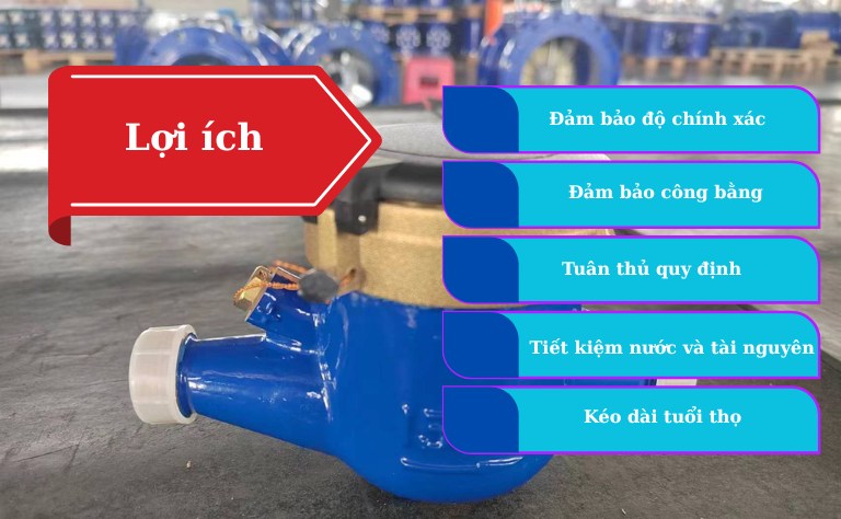 Lợi ích hiệu chuẩn đồng hồ đo lưu lượng nước