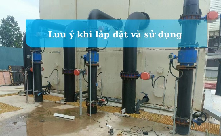 Những lưu ý khi lắp đặt và sử dụng đồng hồ nước lắp đứng