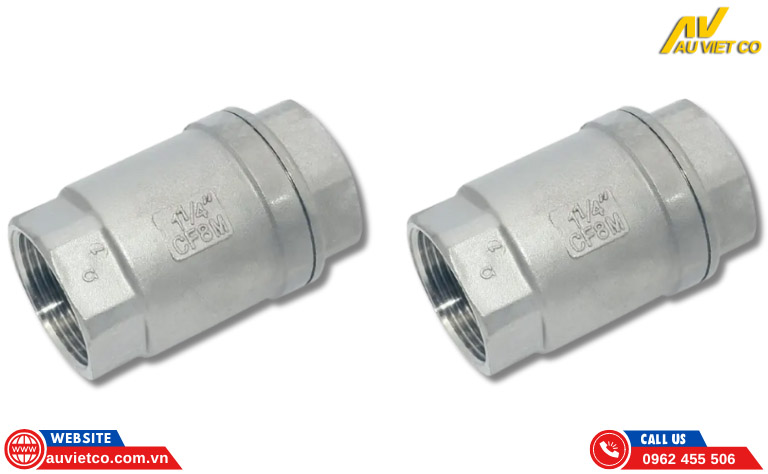 Lưu ý khi lắp đặt van 1 chiều lò xo inox Trung Quốc