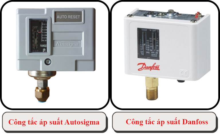 So sánh công tắc áp suất Autosigma và Danfoss