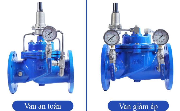 So sánh van an toàn và van giảm áp