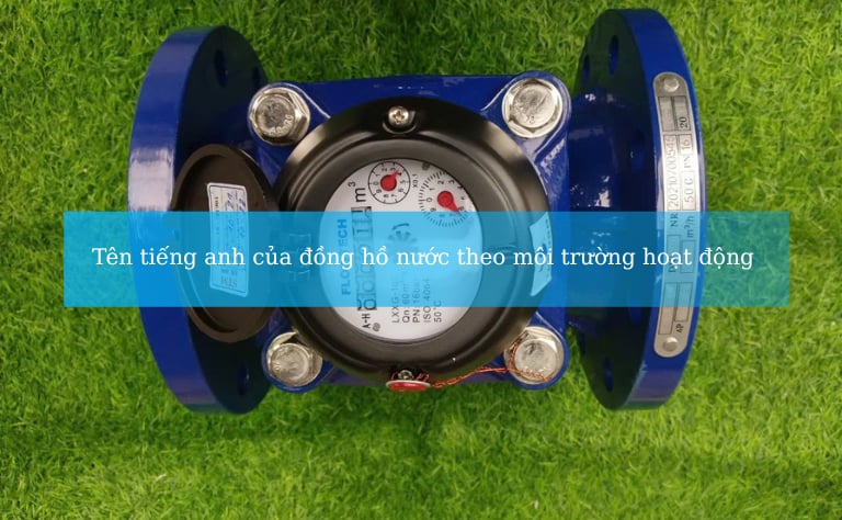 Tên tiếng anh của đồng hồ đo nước theo môi trường hoạt động