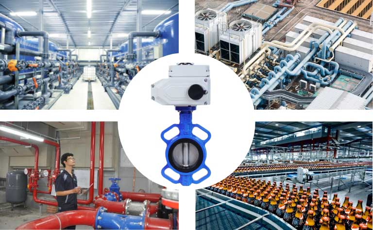 Ứng dụng van bướm điện AUT Malaysia