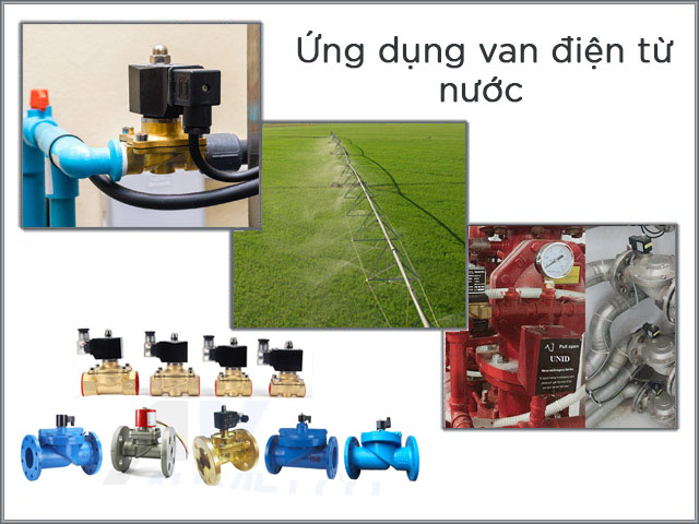 Ứng dụng van điện từ nước