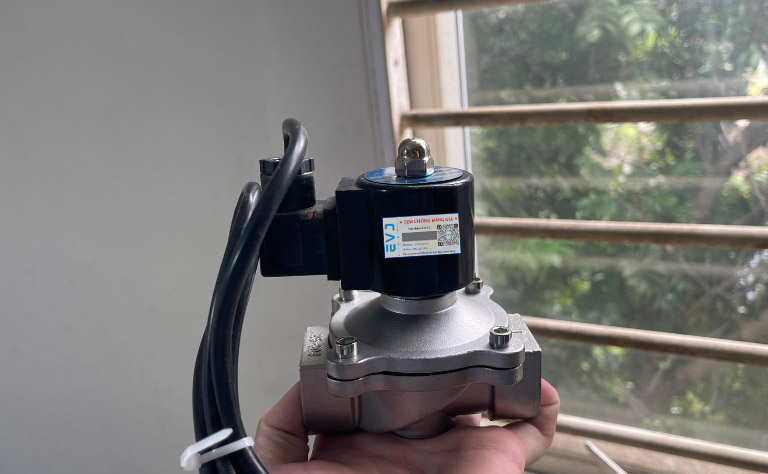 Ứng dụng van điện từ EVJ AJ25 Phi 34mm