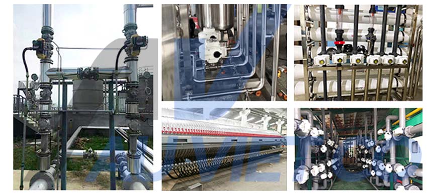 Van điều khiển điện được sử dụng trong nhiều hệ thống công nghiệp sản xuất