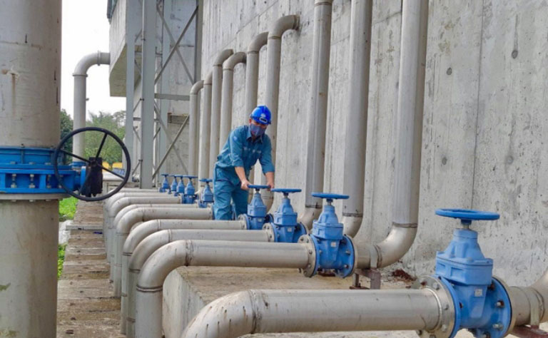 Van Malaysia ứng dụng trong hệ thống cung cấp nước sạch